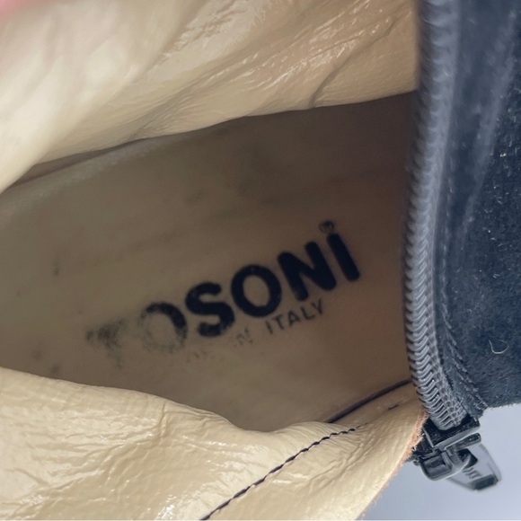 TOSONI ITALY JEWELED BOOTS SIZE 37 - Picture 3 of 5